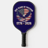 愛国鷲 1776–2026 アメリカ独立250周年 ピックルボールラケット (裏面)