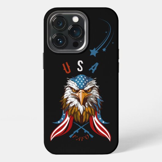 愛国鷲 USA FAFO iPhoneケース (裏面)