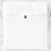 愛国黒猫ベクターグラフィックTシャツ (2)_1 ハートシール (バッグ)