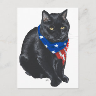 愛国黒猫 ポストカード