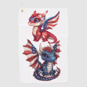 愛国龍 ゴルフタオル (正面)