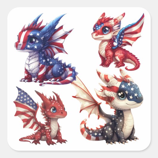 愛国龍 スクエアシール (正面)