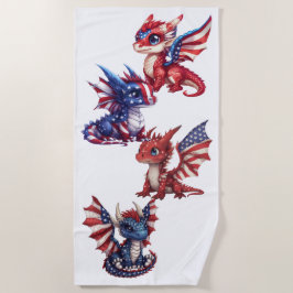 愛国龍 ビーチタオル