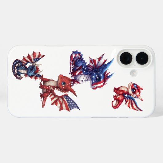 愛国龍 Case-Mate iPhoneケース (裏面 (横))