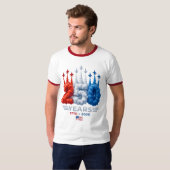 愛国250歳の誕生日 Tシャツ (正面フル)
