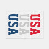 愛国7月4日アメリカパーティーフリースブランケット フリースブランケット (正面(横))