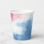 愛国7月4日絞り染めパーソナライズされたパーティー 紙コップ (裏面)