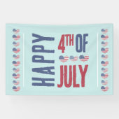 愛国 アメリカ国旗 7月4日 横断幕 (横)