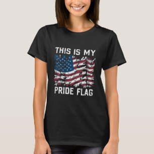 愛国 アメリカ プライドフラグ USA Tシャツ