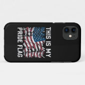 愛国 アメリカ pride 自慢の旗 USA Case-Mate iPhoneケース (裏面(横))