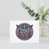 愛国 250周年 7月4日  ポストカード (スタンド正面)