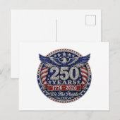 愛国 250周年 7月4日  ポストカード (正面/裏面)