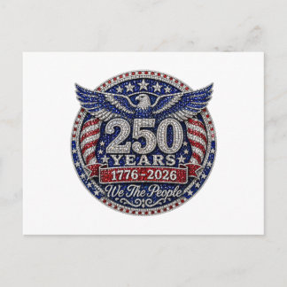 愛国 250周年 7月4日  ポストカード