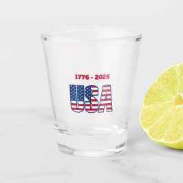 愛国 USA 1776-2026 ショットグラス