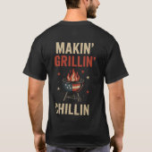 愛国BBQ Tシャツ (裏面)