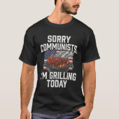 愛国BBQ Tシャツ 残念共産党 グリル (正面)