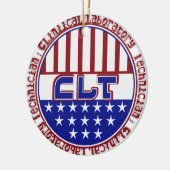 愛国CLT臨床検査技術 セラミックオーナメント (左)