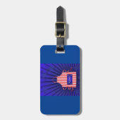 愛国USAシェフ赤白青BBQ料理 ラゲッジタグ