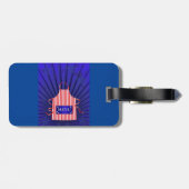 愛国USAシェフ赤白青BBQ料理 ラゲッジタグ