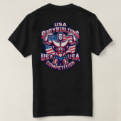 愛国USAボディビル Tシャツ (デザイン裏面)