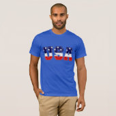 愛国USA スターズ アンド ストライプス Tシャツ (正面フル)