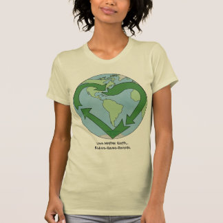 愛地球-リサイクル Tシャツ