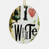 愛執筆 セラミックオーナメント (右)