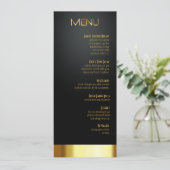 愛夕食メニュー黒か金ゴールドで幸運なラスベガス メニュー (スタンド正面)