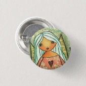 愛天使ボタンのバッジ 缶バッジ (正面&裏面)