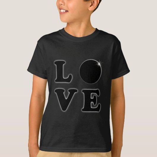 愛太陽の皆既食04 08 2024総和 Tシャツ (正面)