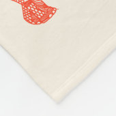 愛女の赤ちゃんの誕生の記録Stats象のトン フリースブランケット (角)