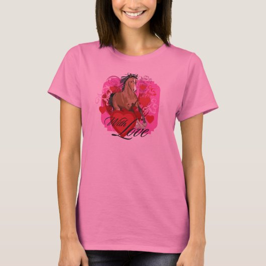 愛女性長袖を使って Tシャツ (正面)