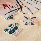 愛好家、アルフォンスミュシャ ジグソーパズル (側面)