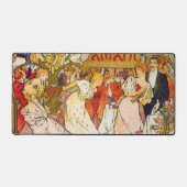 愛好家、アルフォンスミュシャ デスクマット (正面)