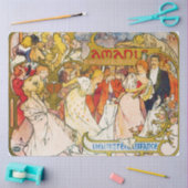 愛好家、アルフォンスミュシャ 薄葉紙 (クラフト)