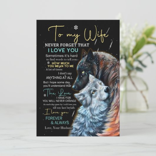 愛妻家 | 私の妻へ、愛していることを決して忘れないで シーズンカード (スタンド正面)