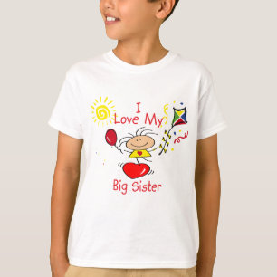 愛姉の棒の姿の女の子 Tシャツ