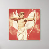 愛威厳のあるとパスのシンボル – 天使のような射手 キャンバスプリント (正面)
