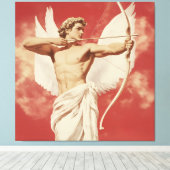 愛威厳のあるとパスのシンボル – 天使のような射手 キャンバスプリント (インサイチュ (ウッドフロア))
