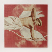 愛威厳のあるとパスのシンボル – 天使のような射手 ジグソーパズル (横)