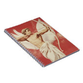 愛威厳のあるとパスのシンボル – 天使のような射手 ノートブック (右側)