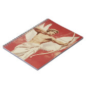 愛威厳のあるとパスのシンボル – 天使のような射手 ノートブック (左側)