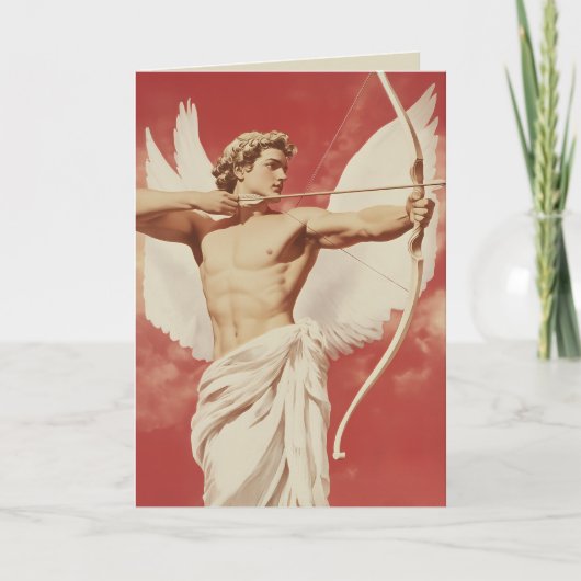 愛威厳のあるとパスのシンボル – 天使のような射手 招待状 (正面)
