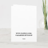 愛娘ひまわり誕生日カード シーズンカード (裏面)