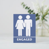 愛婚約パーティの招待状の記号 招待状 (スタンド正面)