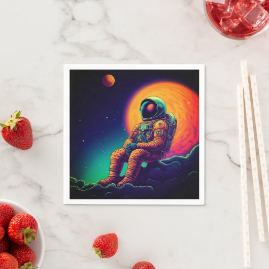 愛宇宙飛行士 スタンダードカクテルナプキン (インサイチュ)