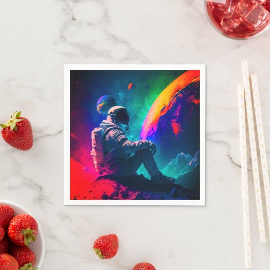 愛宇宙飛行士 スタンダードカクテルナプキン (インサイチュ)