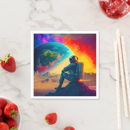 愛宇宙飛行士 スタンダードカクテルナプキン (インサイチュ)