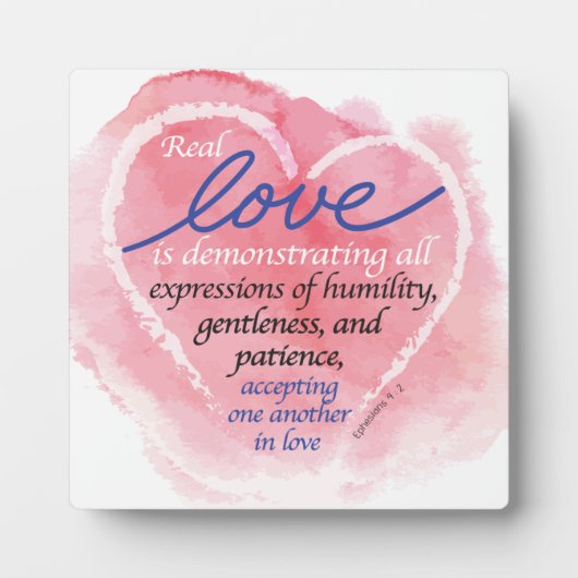 愛実在の証明 フォトプラーク (正面)