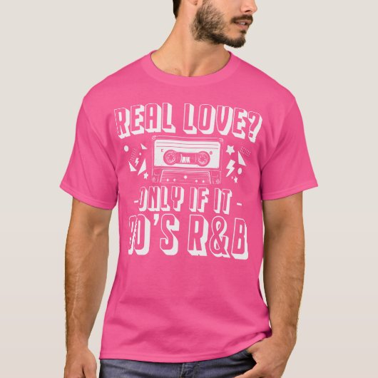 愛実在は90もし年代のRb音楽愛好家 Tシャツ (正面)